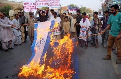 PAKISTAN-MIDEAST-PROTEST