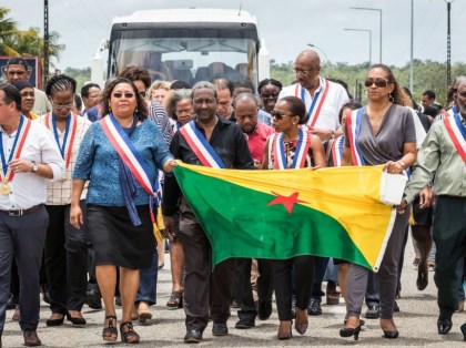 FRANCE-OVERSEAS-GUIANA-SOCIAL-LABOUR-STRIKE